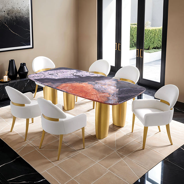 Juego de mesa de comedor Northolt de 5 piezas