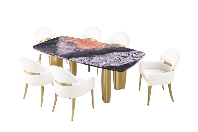 Juego de mesa de comedor Northolt de 5 piezas