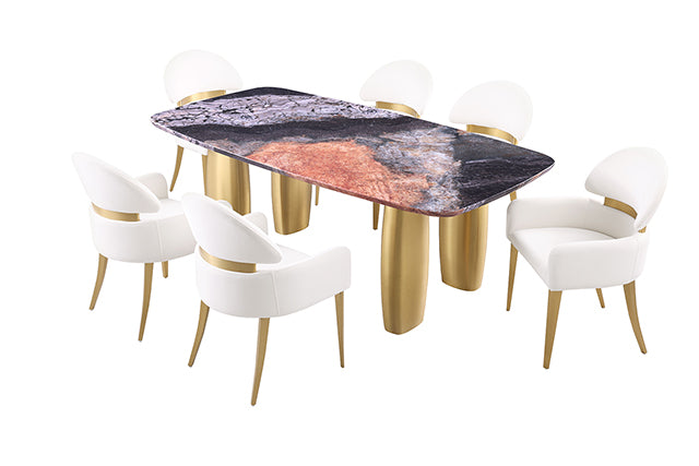 Juego de mesa de comedor Northolt de 5 piezas