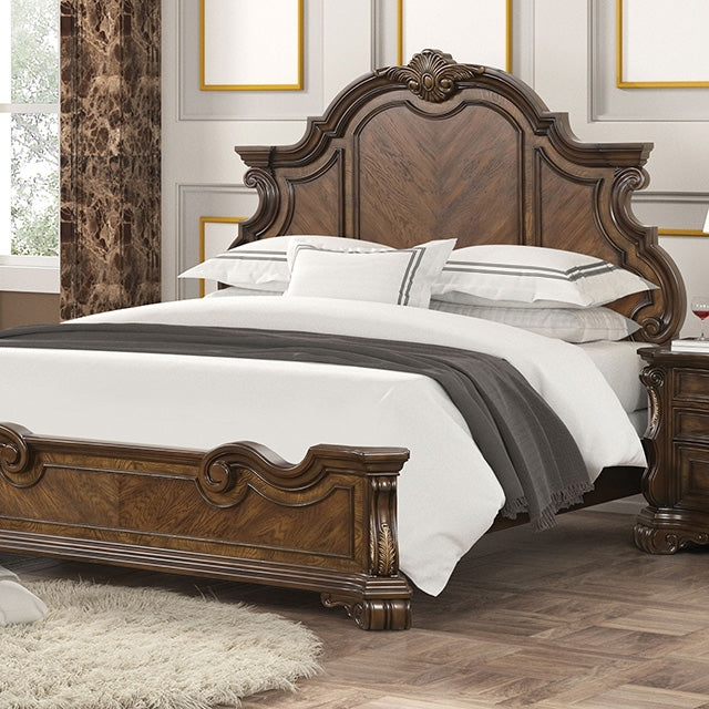 Juego de dormitorio queen Leovanni de 4 piezas