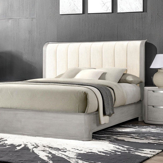 Cama Queen Osterley y cama King E. gris y negro
