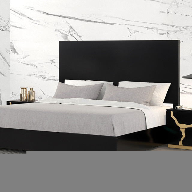 Goldsberg E.King & Queen Bed Grey & Pink