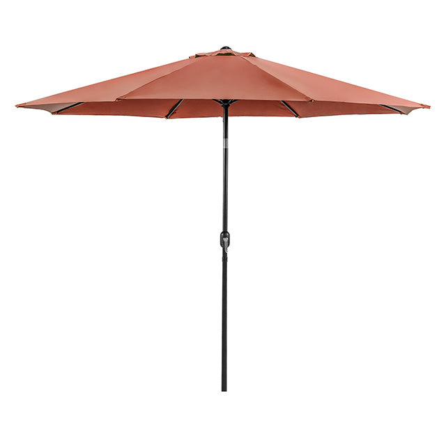 Sombrilla de exterior Mora de 11 pies + base redonda de 21 pulgadas