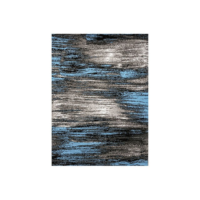 Alfombra Sivas Negra y Azul