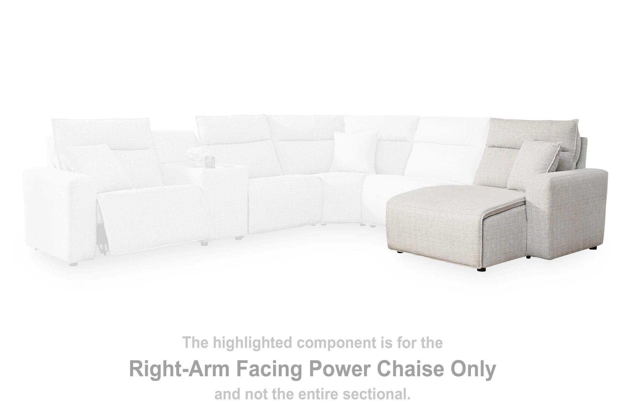 Sofá reclinable Modmax II con chaise lounge
