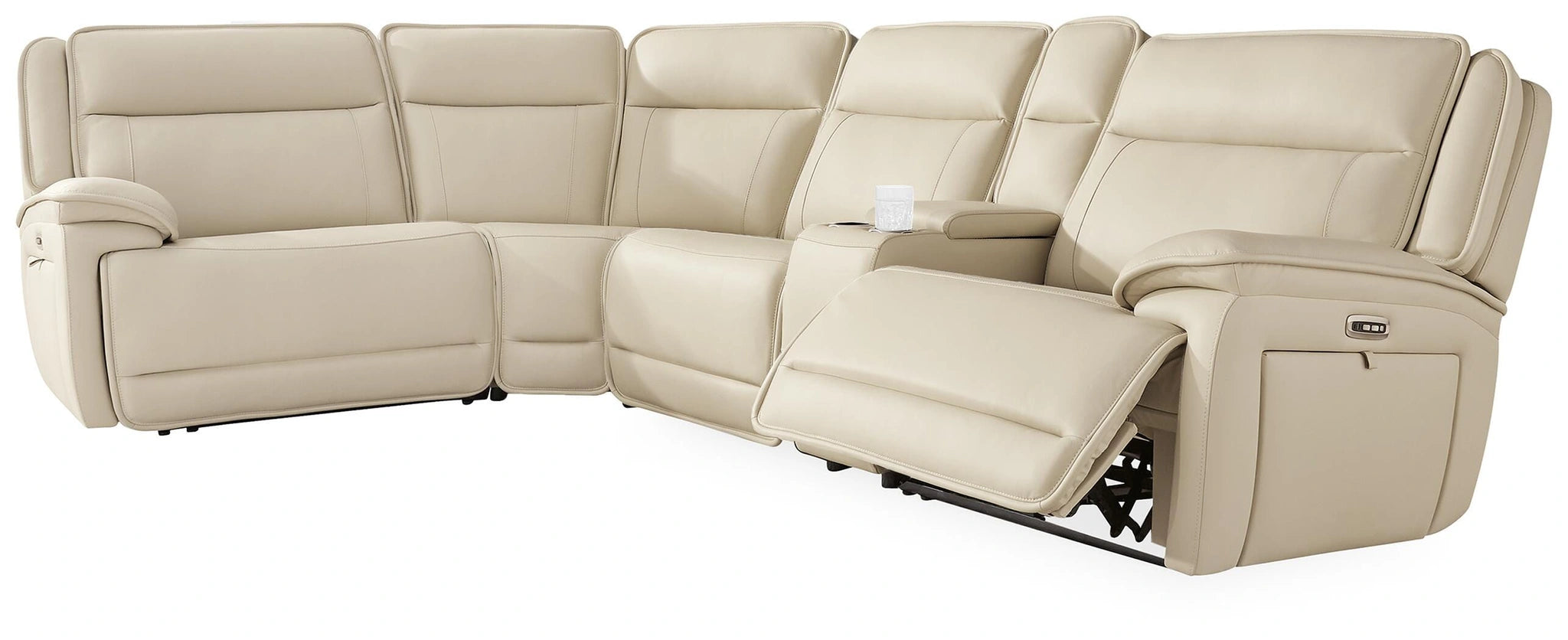 Seccional reclinable Double Deal con consola