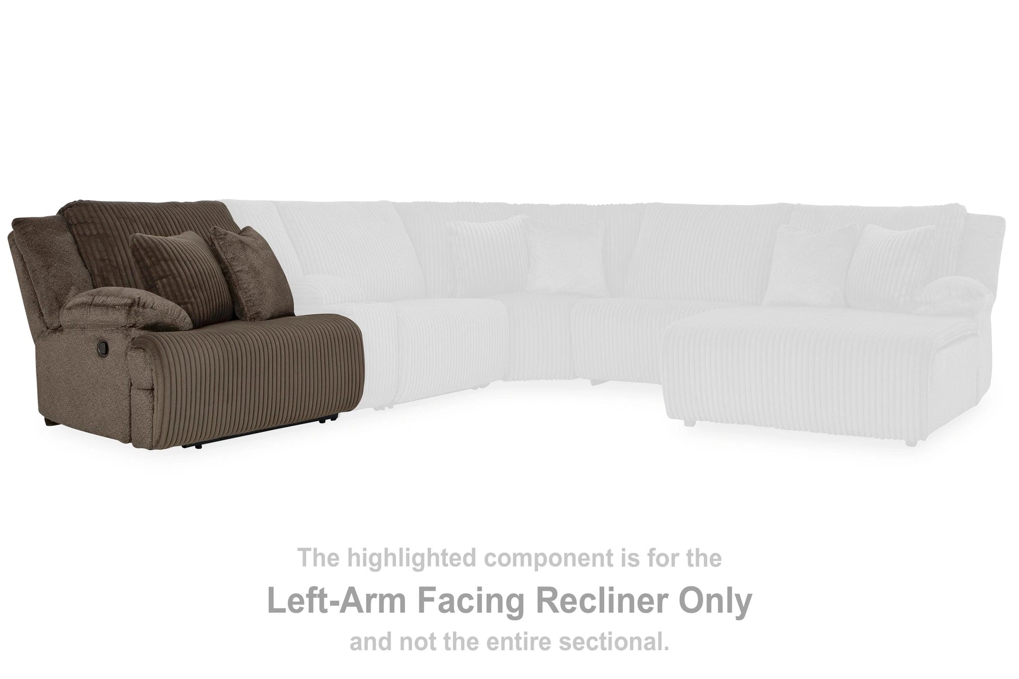 Sofá Seccional Reclinable de Primera Calidad con Chaise