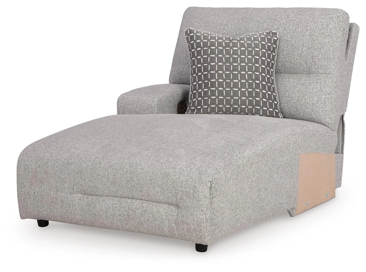 Seccional reclinable eléctrico Acklen Place con chaise