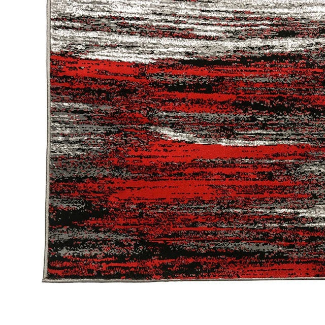 Alfombra Sivas gris/rojo de 5' X 8'