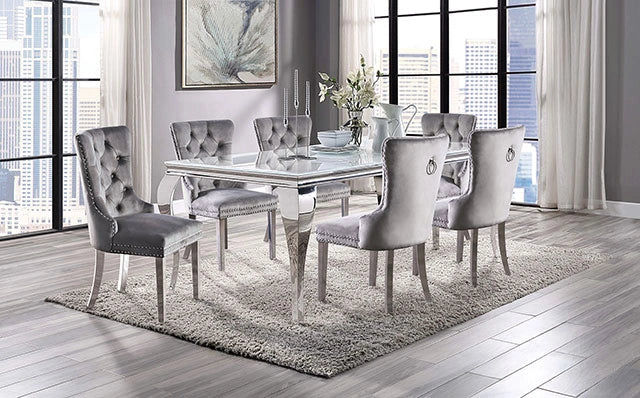 Juego de mesa de comedor de 7 piezas Neuveville