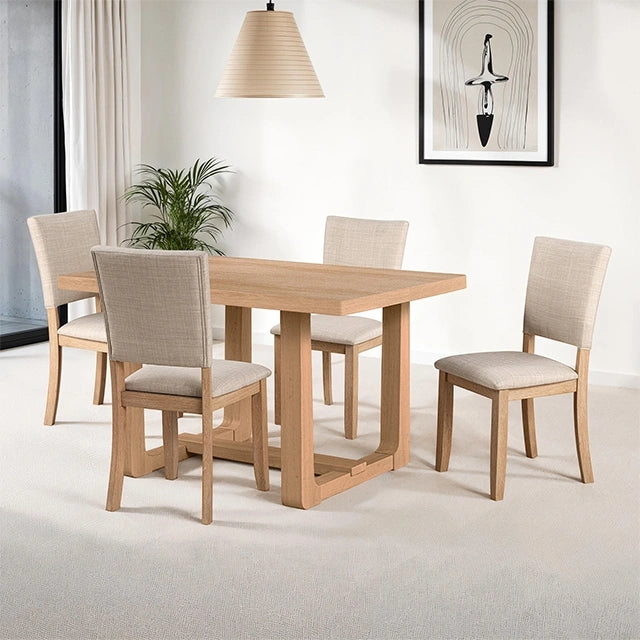 Juego de mesa de comedor Sauro de 5 piezas