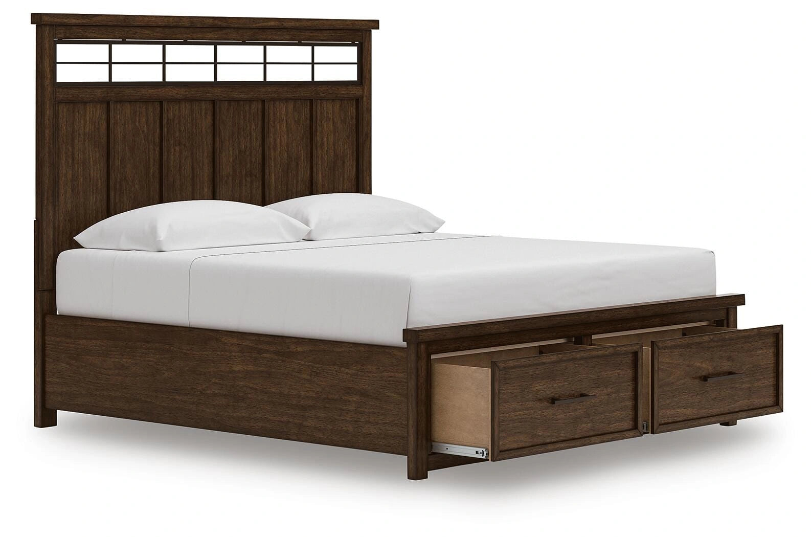 Cama con almacenaje en panel Taffenbrook