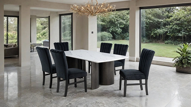 Juego de Mesa de Comedor de 7 Piezas Selsey