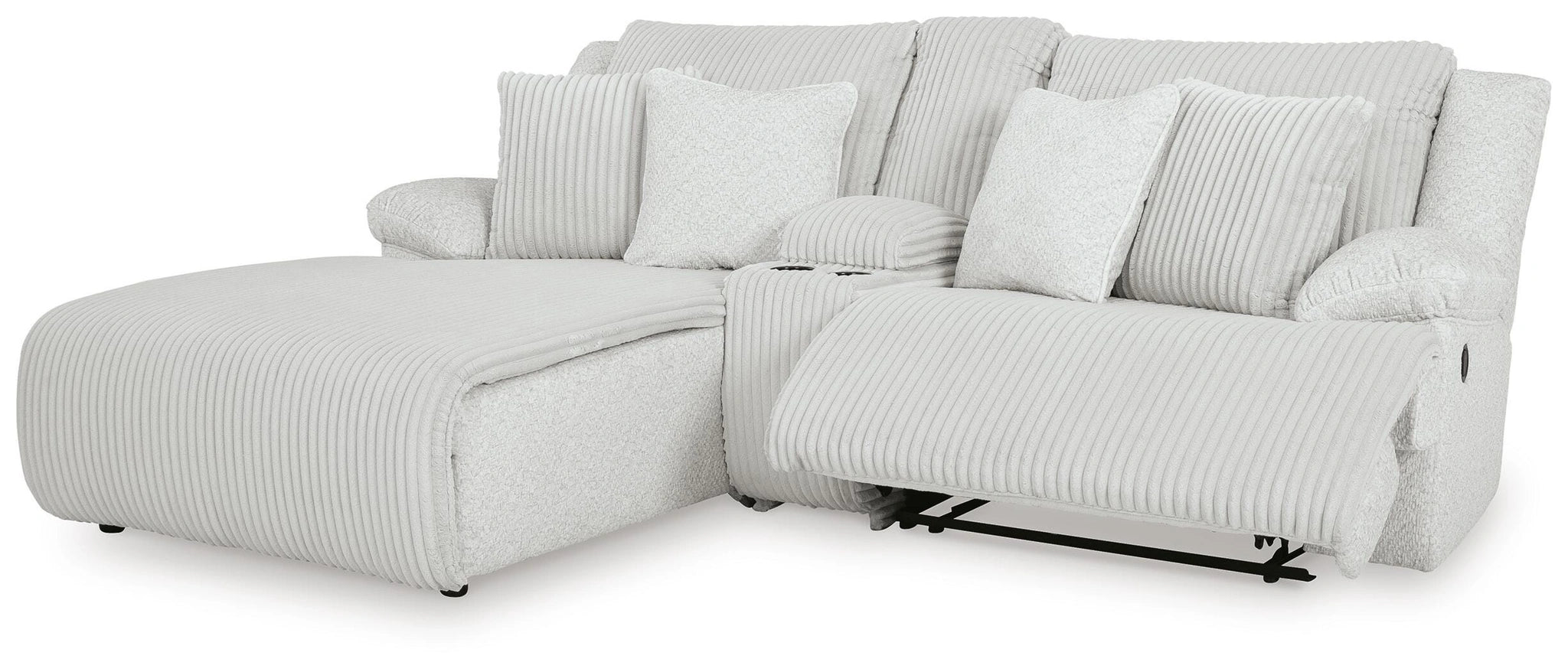 Sofá Seccional Reclinable de Primera Calidad con Chaise