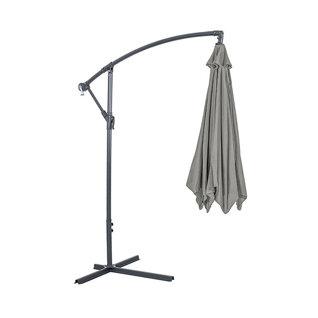 Parasol en voladizo Glam con LED