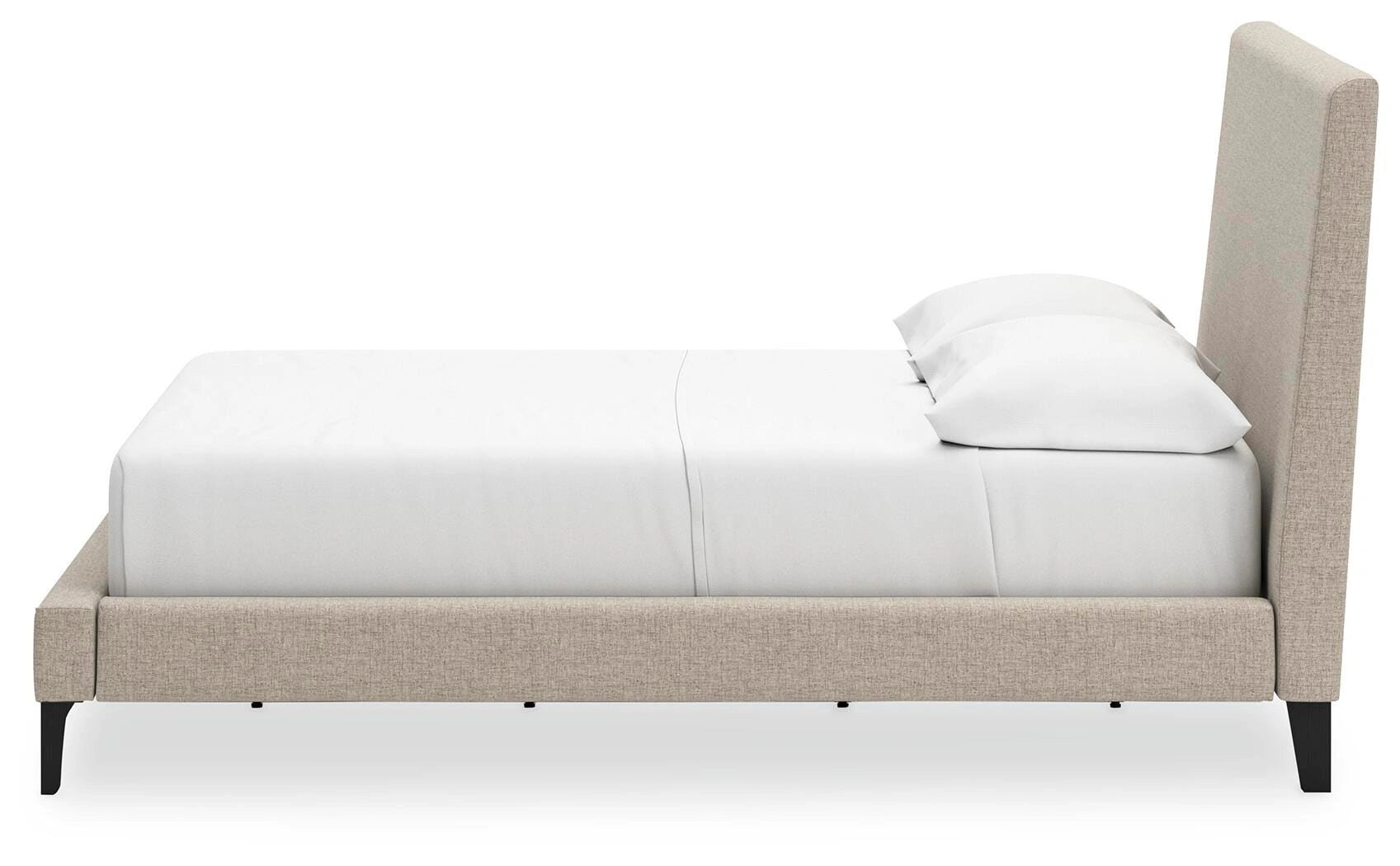 Cama tapizada Cielden con somier de láminas enrollables
