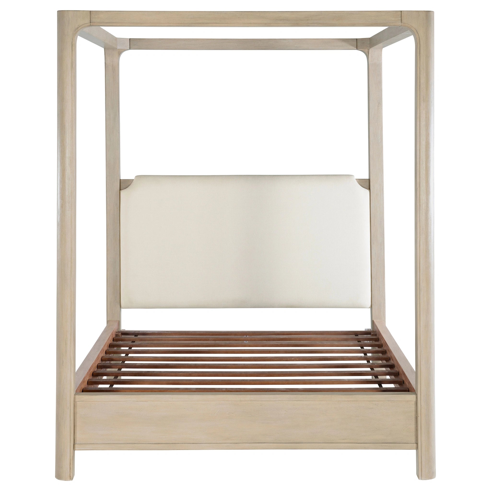 Base de cama con plataforma y dosel Solano