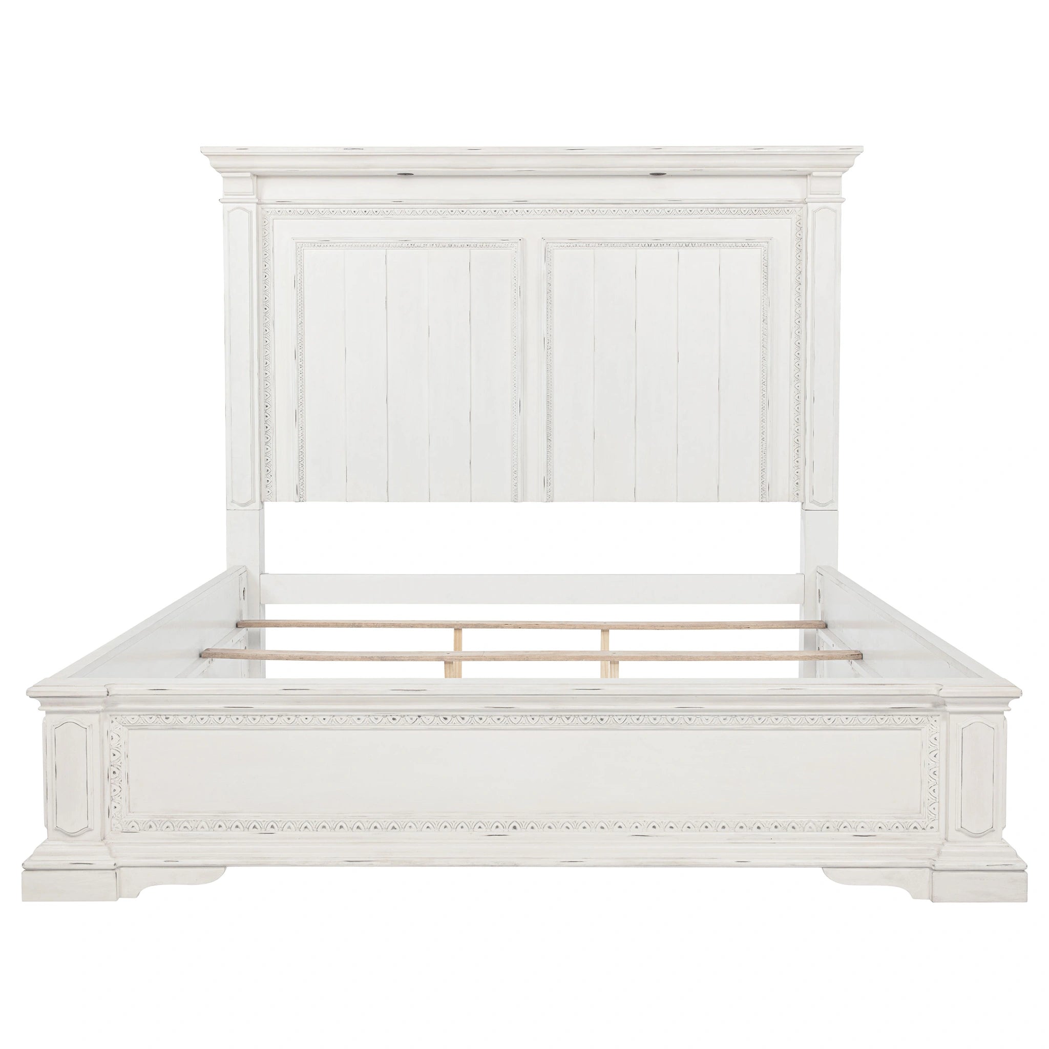 Cama McKinney con panel y luces LED