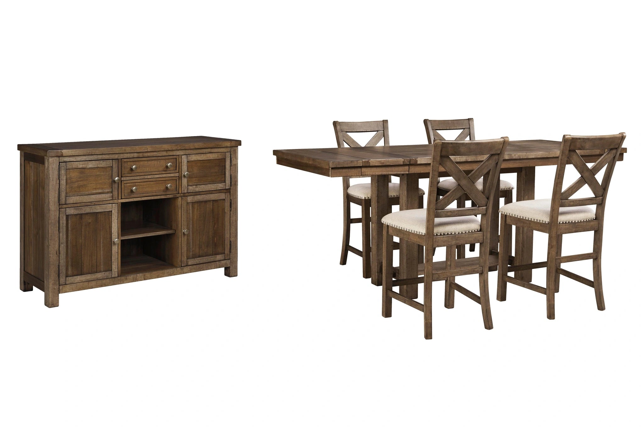 Juego de comedor Moriville a altura de mostrador