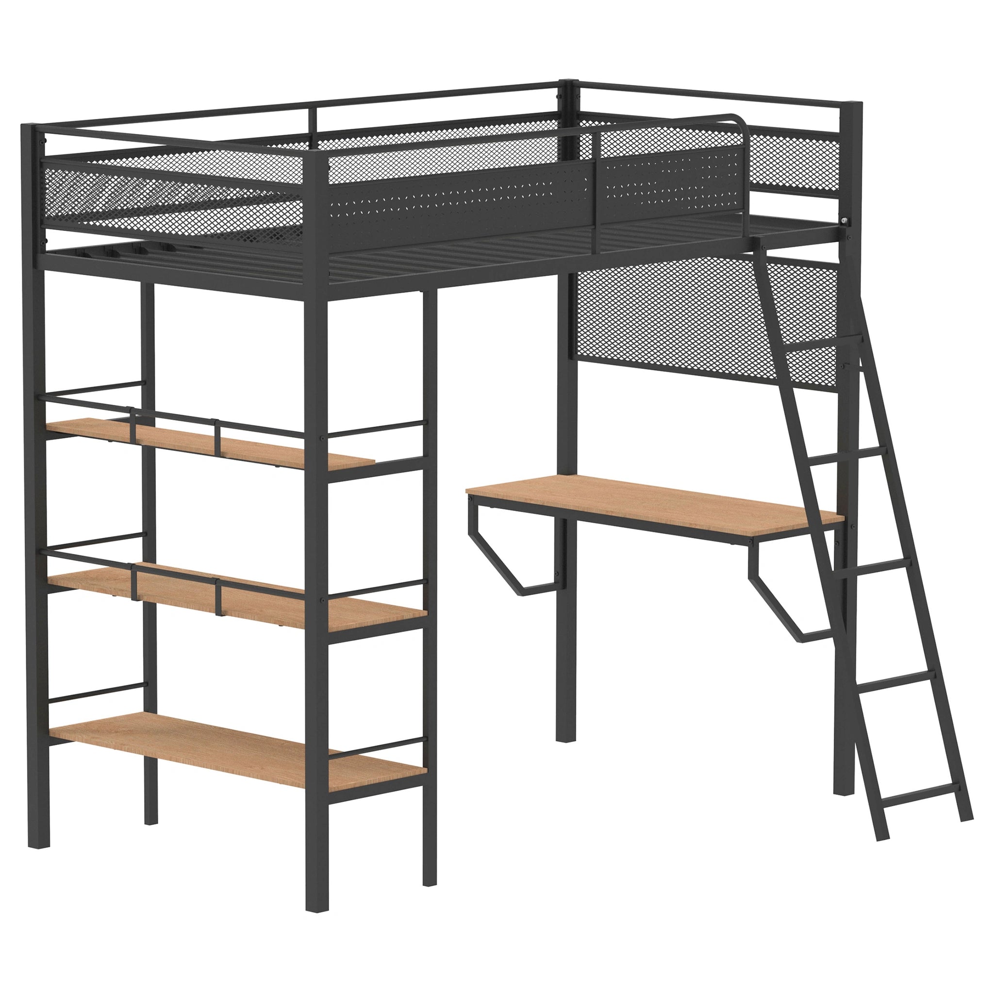 Cama alta para estación de trabajo de campus