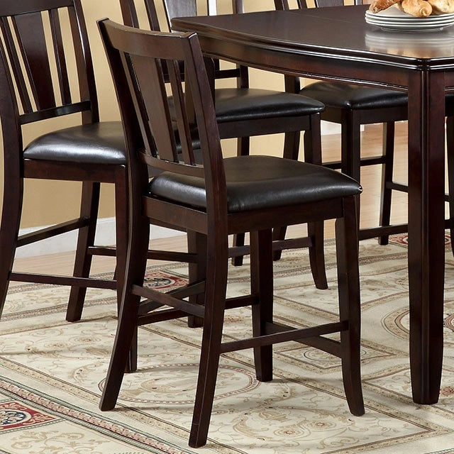 Mesa cuadrada a la altura del mostrador Edgewood II Espresso