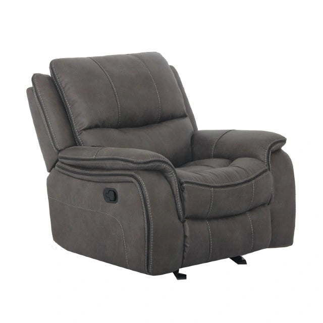 Sillón reclinable HENRICUS Glider, Gris oscuro