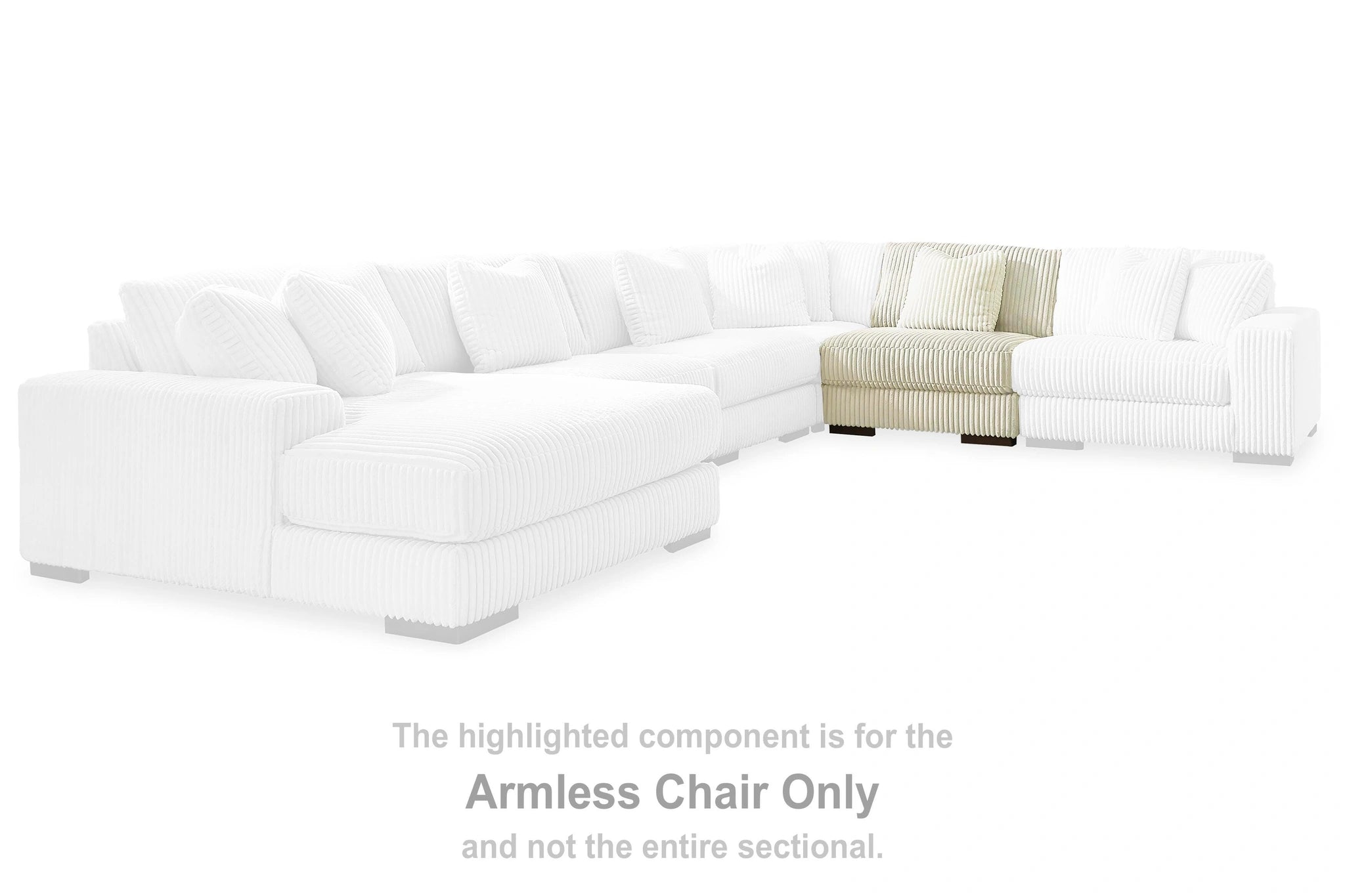 Sofá seccional Lindyn con chaise longue