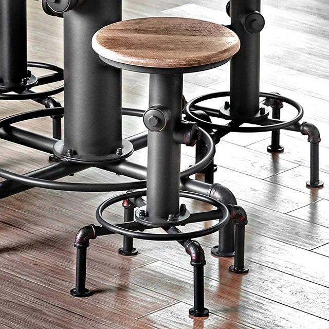 Silla alta Foskey Antique Black (2/caja)