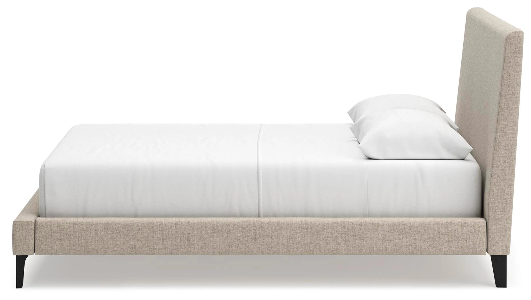 Cama tapizada Cielden con somier de láminas enrollables