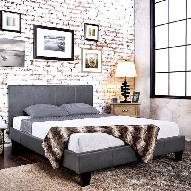 Winn Park Cal.King, E.King, Twin, & Full Cama Cromo, Gris, Café, & Cromo