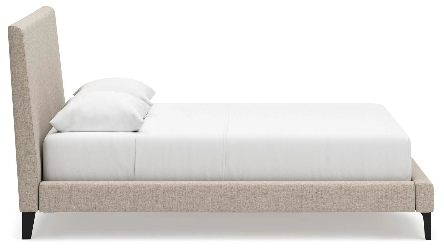 Cama tapizada Cielden con somier de láminas enrollables