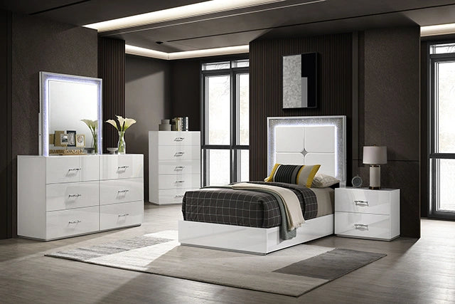 Juego de dormitorio de 4 piezas Stoholm, doble