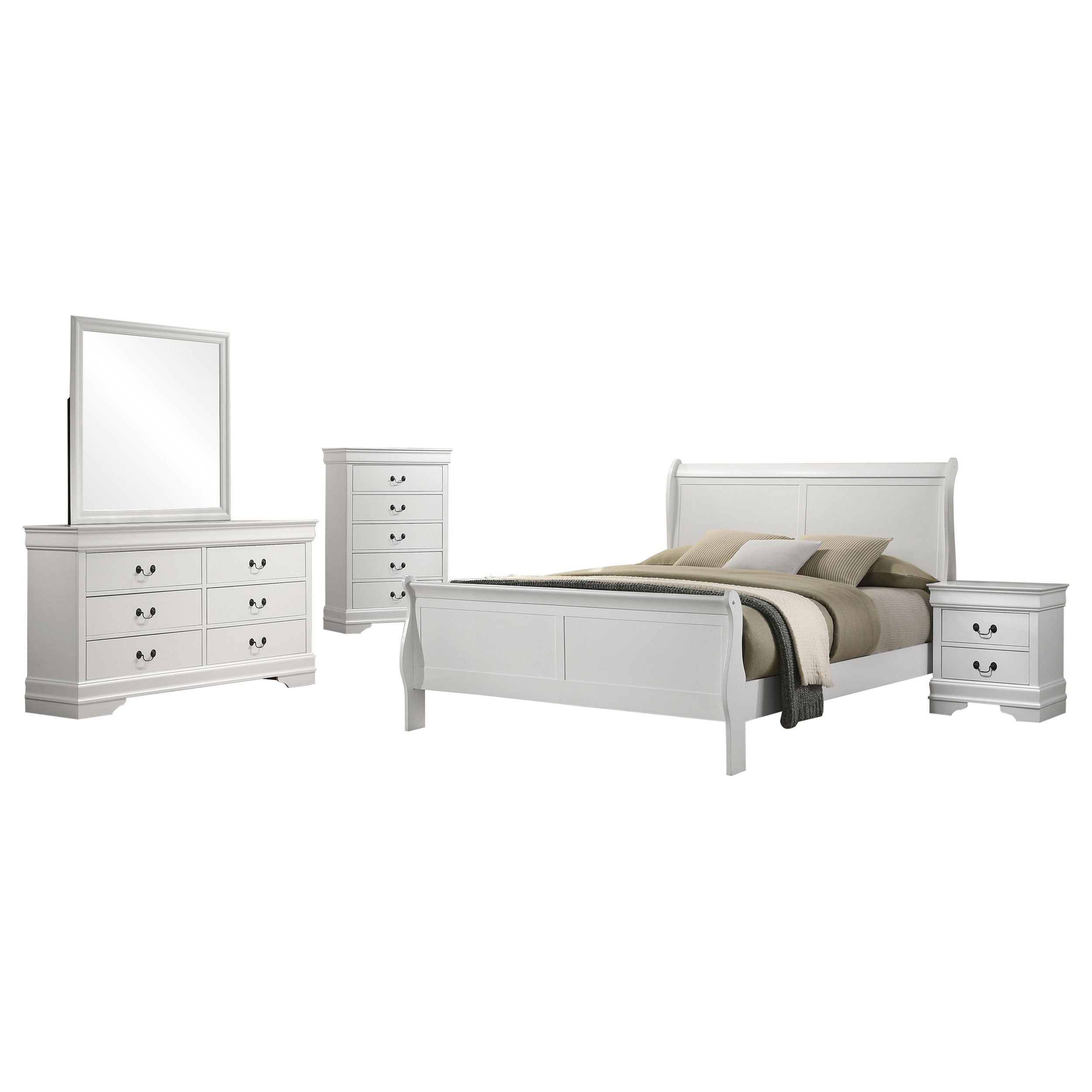 Louis Philippe Bedroom Set