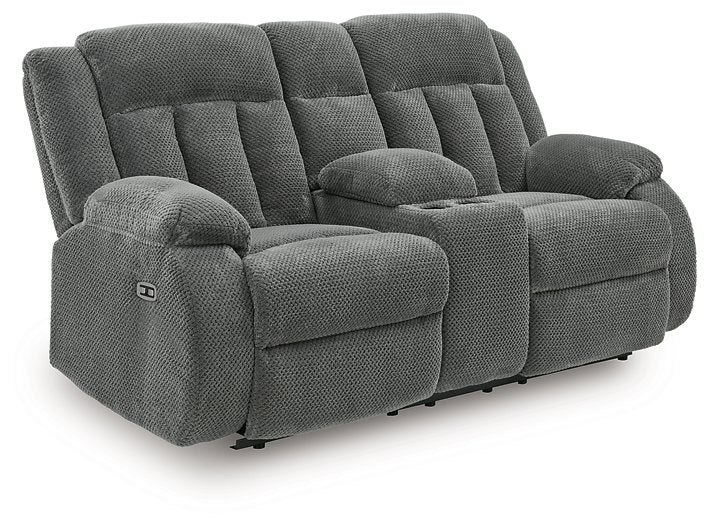 Observation Power Reclining Loveseat with Console