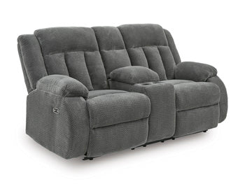 Observation Power Reclining Loveseat with Console