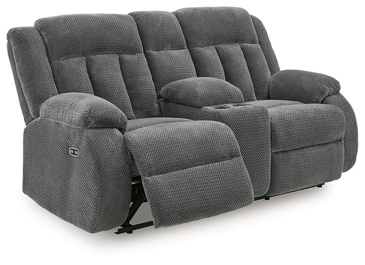 Observation Power Reclining Loveseat with Console
