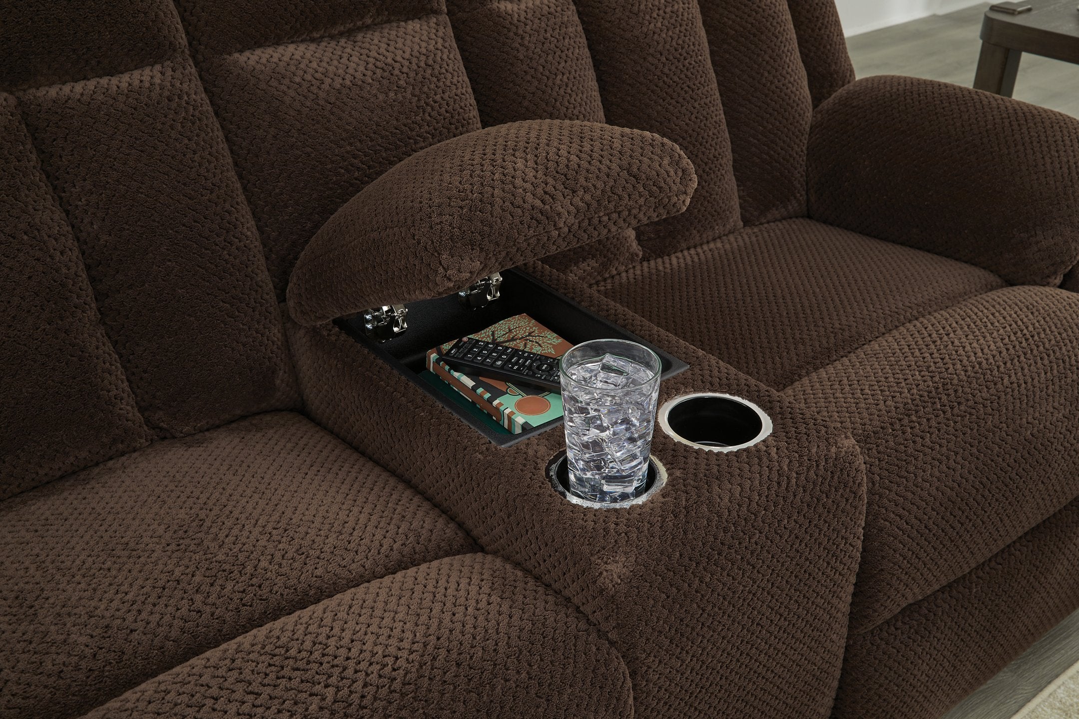 Observation Power Reclining Loveseat with Console