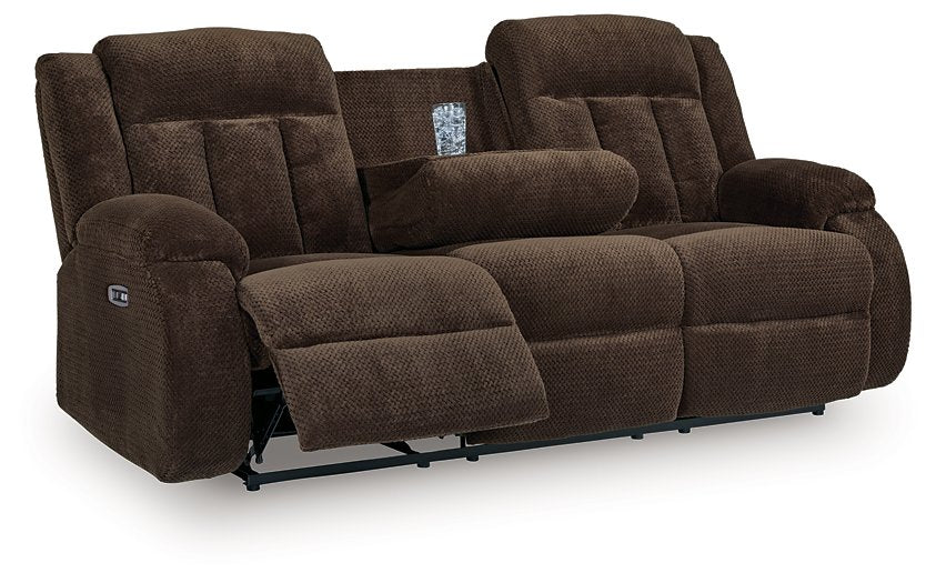 Observation Power Reclining Sofa with Drop Down Table