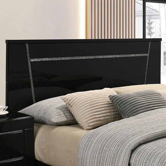 Cama Cal.King MAGDEBURG, blanco y negro