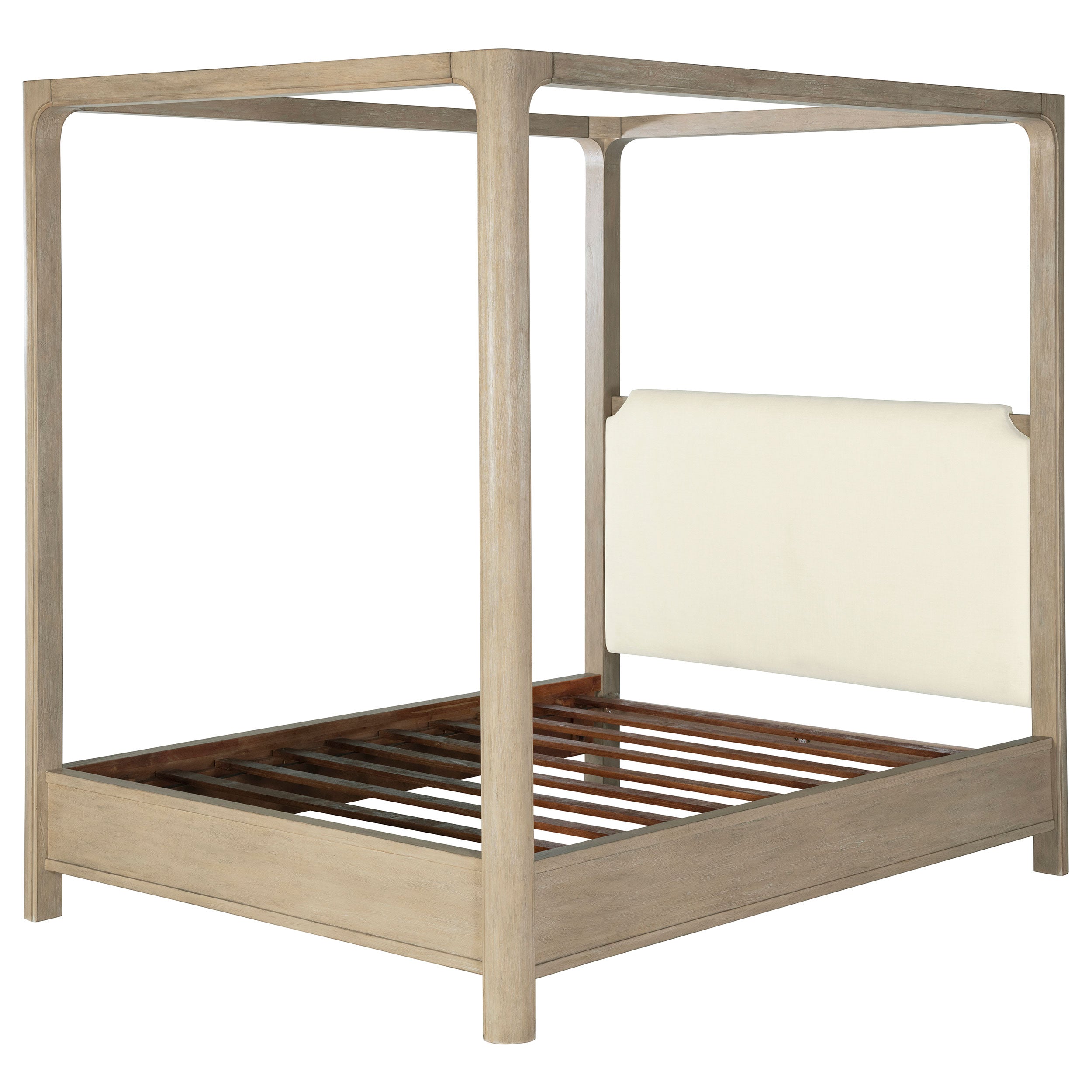 Base de cama con plataforma y dosel Solano