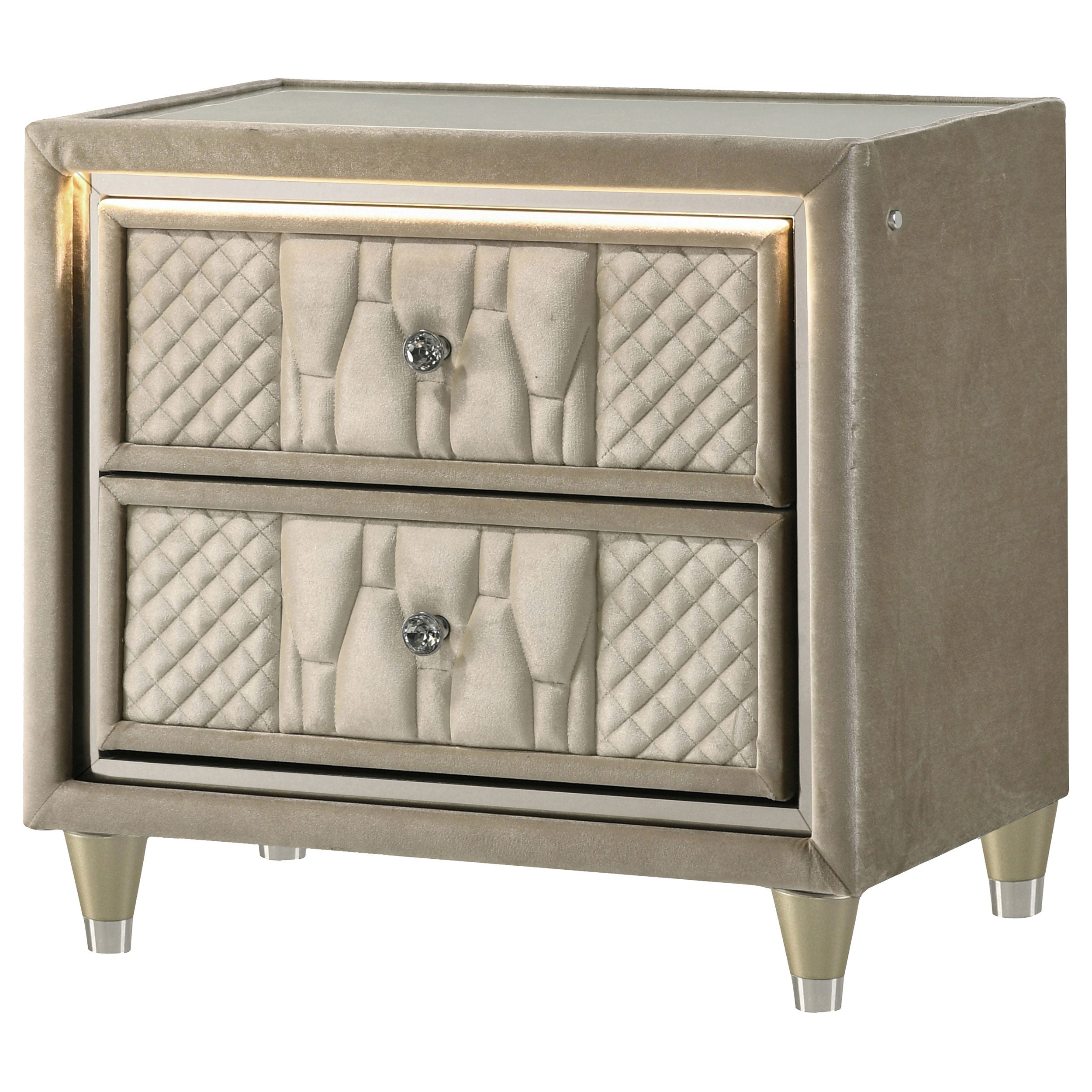 Lorient Nightstand with LED Lighting