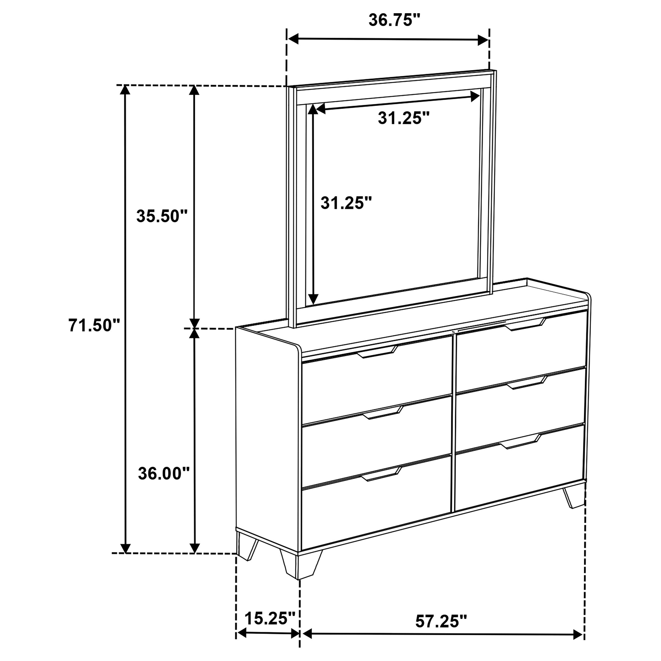 Henderson Dresser with Mirror