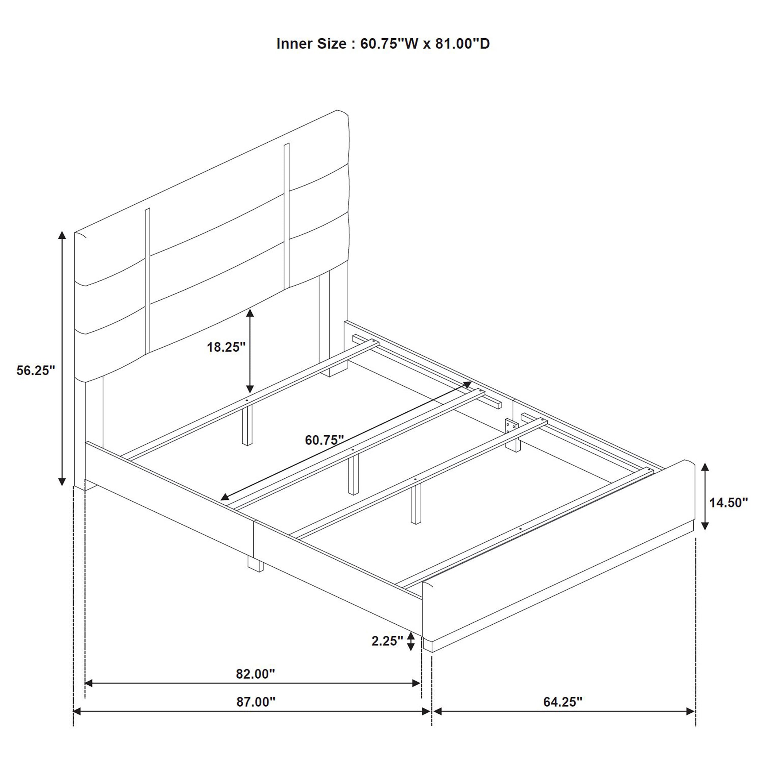 Cama de panel Ines