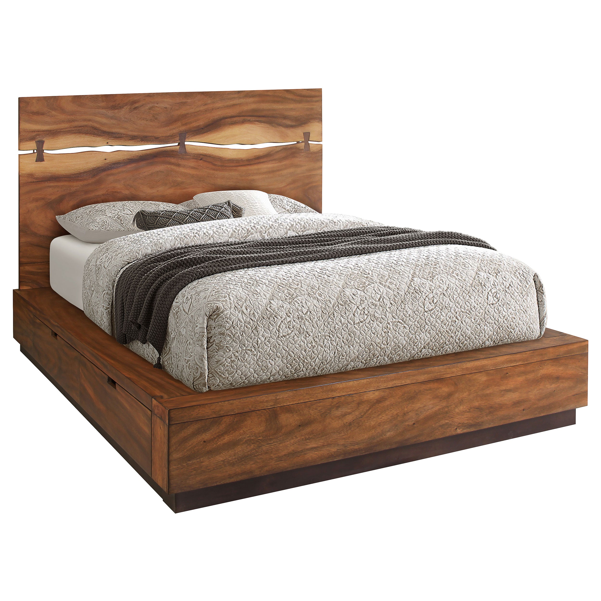 Cama de almacenamiento de plataforma con paneles Winslow