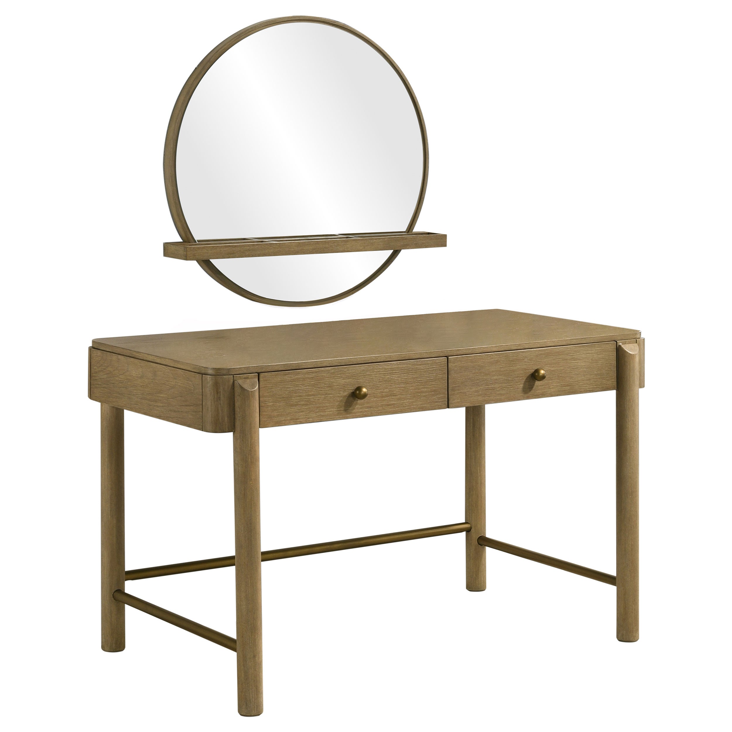 Arini Makeup Vanity Table with Wall Mirror