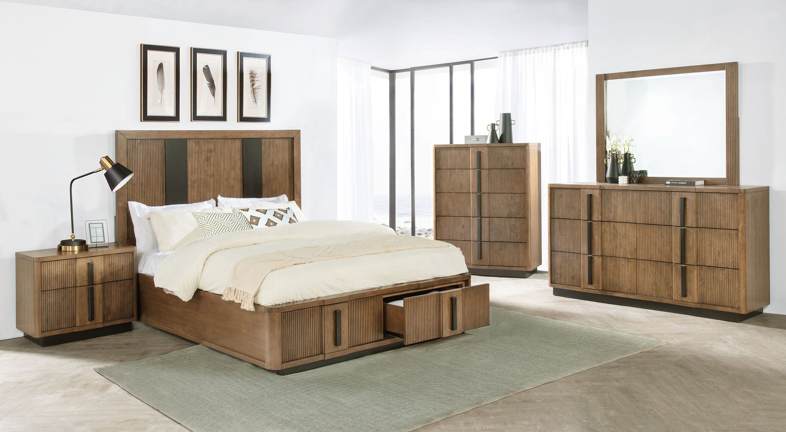 Terrace Panel Platform Storage Bed