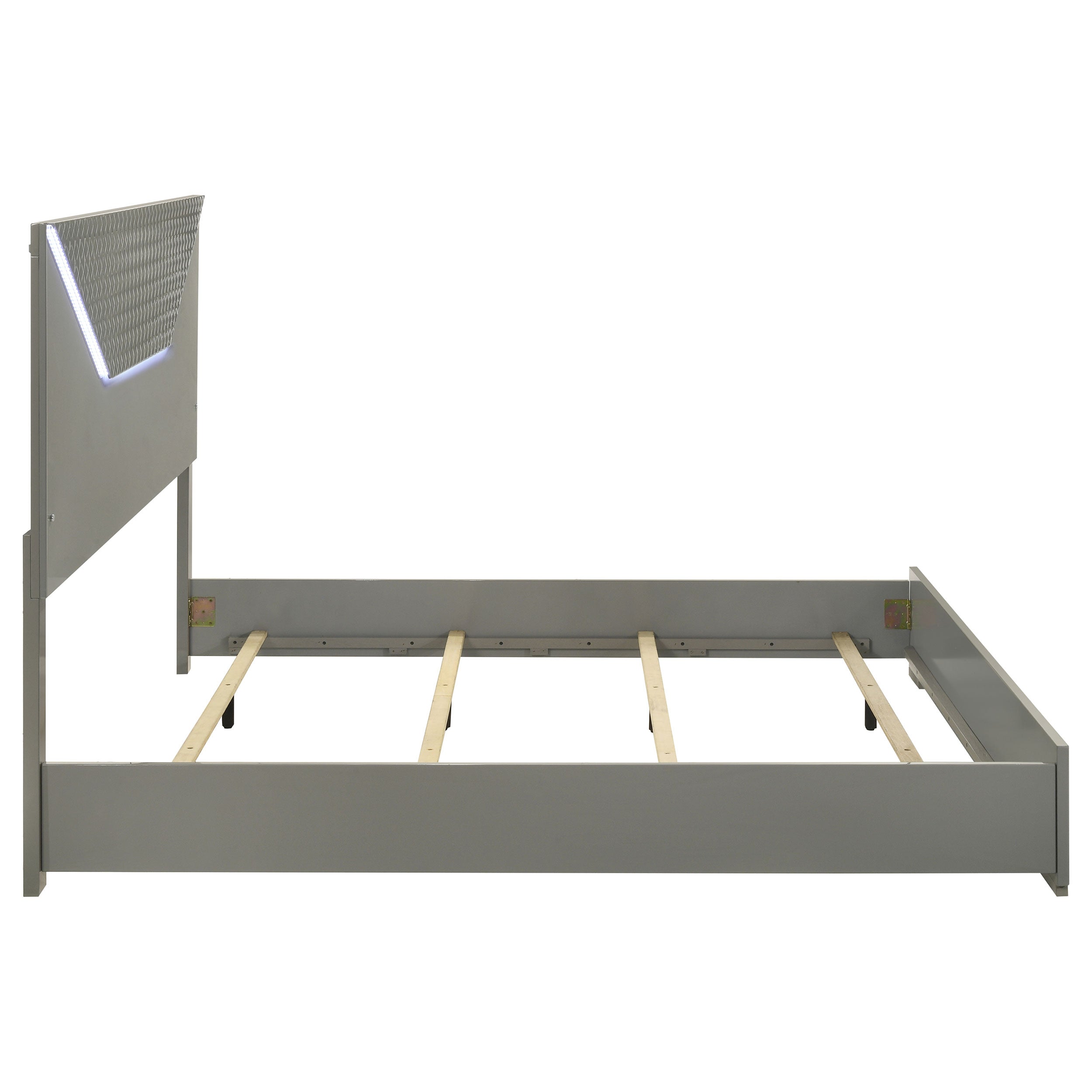 Cama panel Ives con iluminación LED