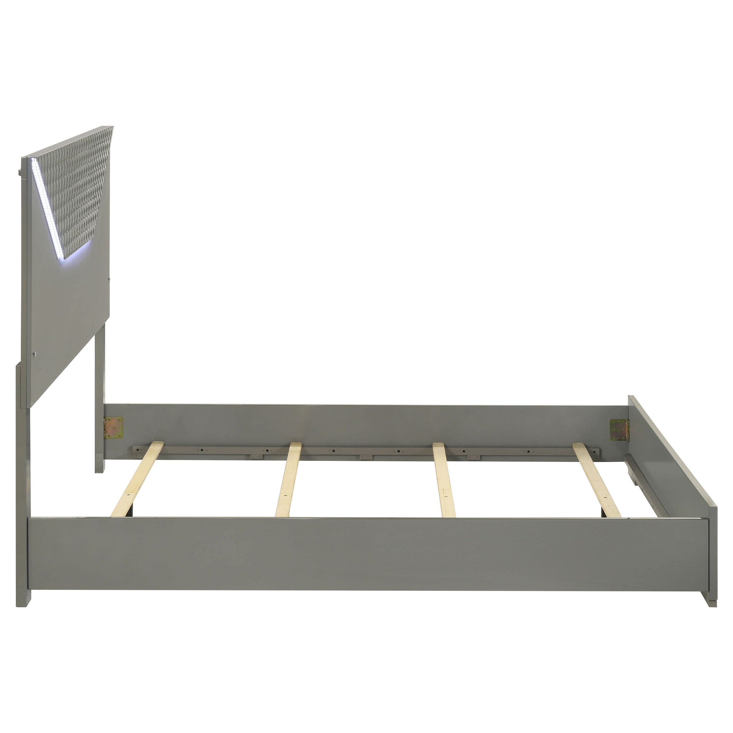 Cama panel Ives con iluminación LED