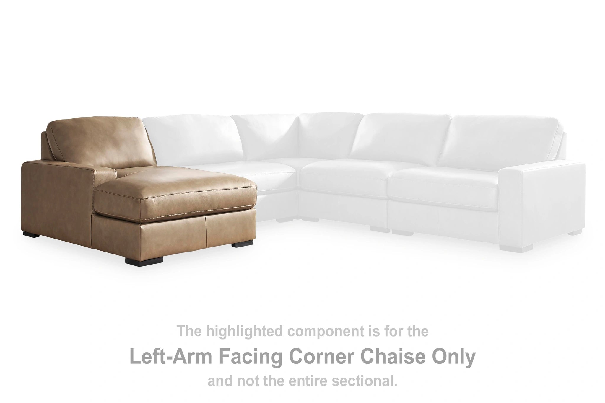Seccional Veronella de dos plazas con chaise longue