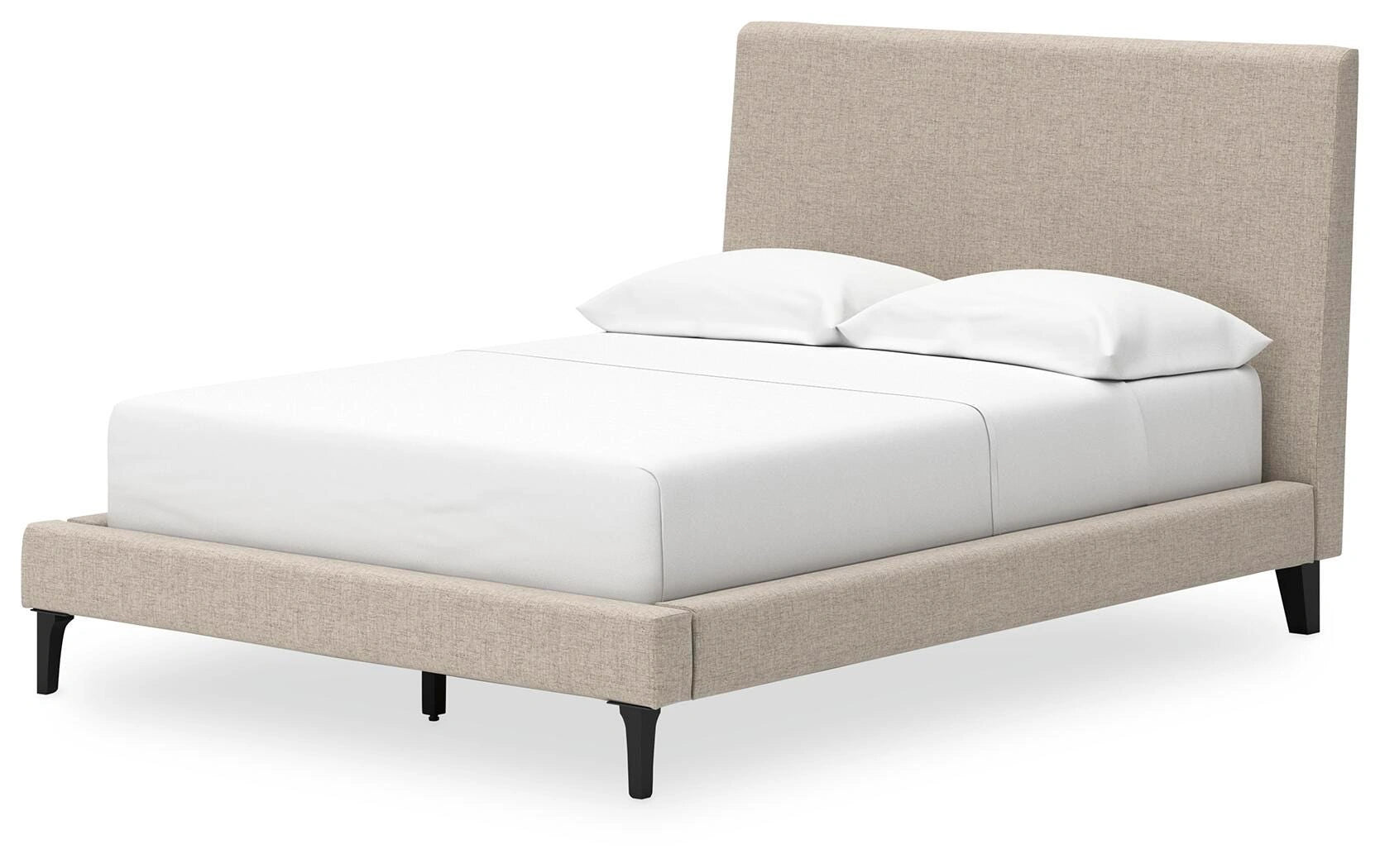 Cama tapizada Cielden con somier de láminas enrollables